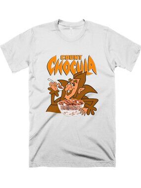 Count Chocula Shirt Retro Cereal Graphic Tee Mens Vintage Cartoon Tee